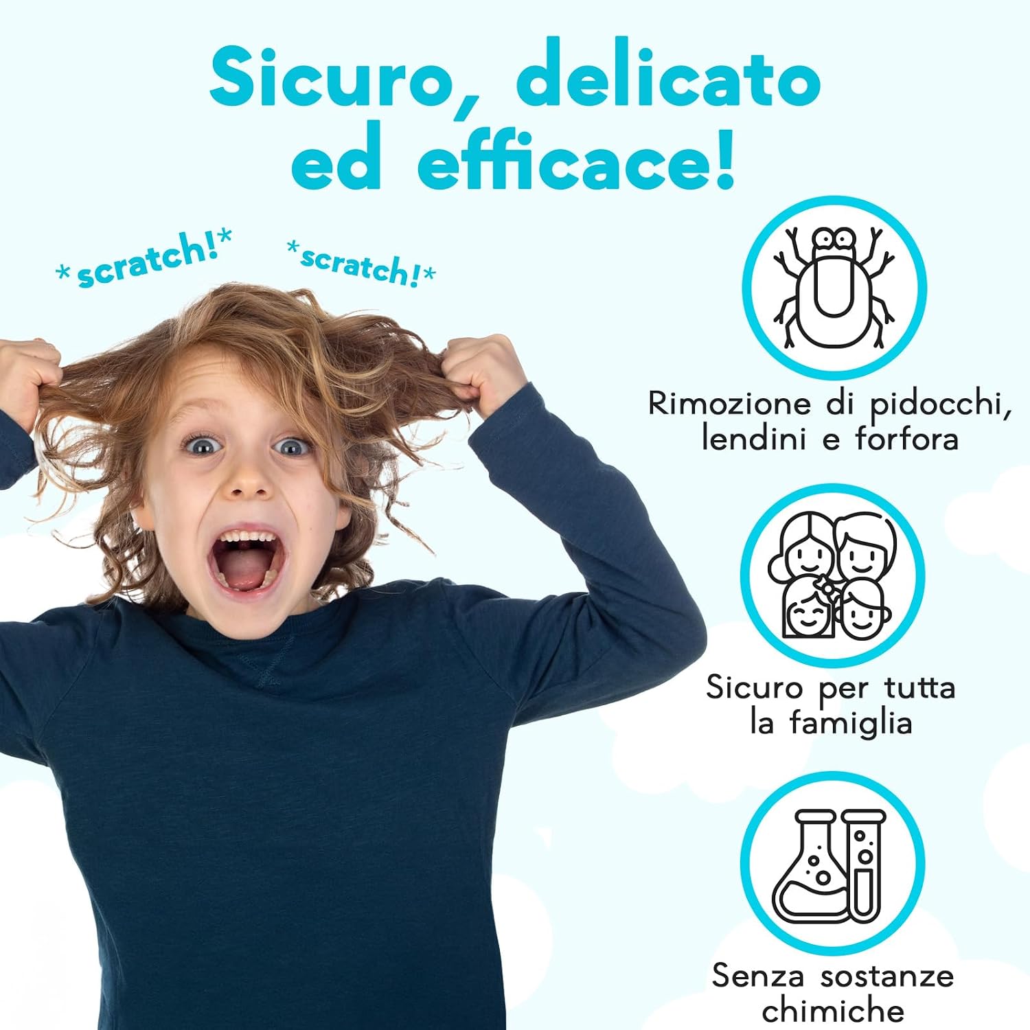 Detalle 2 de Adamson Pettine Pidocchi x2 Acciaio