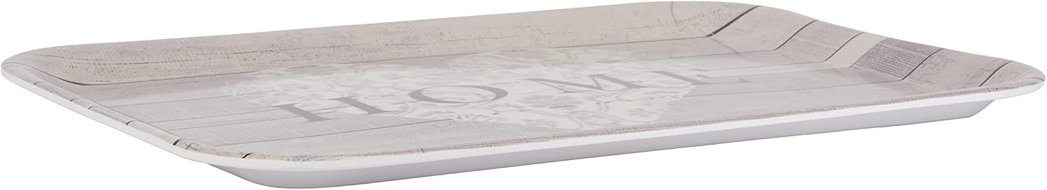 Detalle 1 de Creative Tops 5166070 Everyday Home Large Melamine Serving Tray, Grey