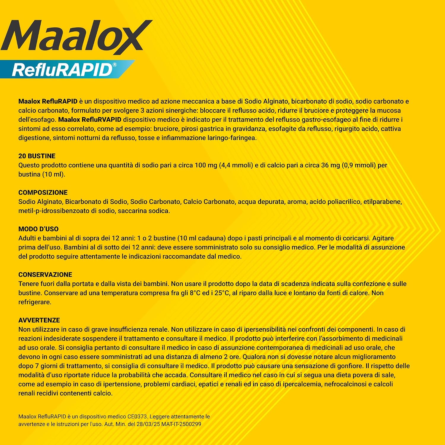 Thumbnail 6 de Maalox Reflurapid 20 bustine per reflusso