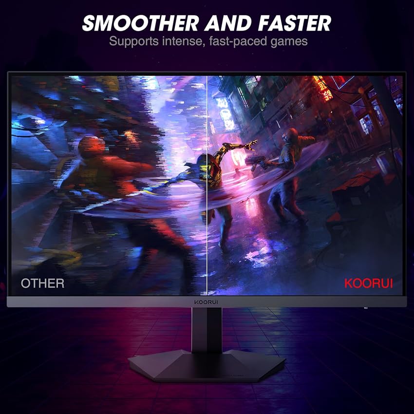 Detalle de KOORUI Monitor 27" FHD 240 Hz para gaming