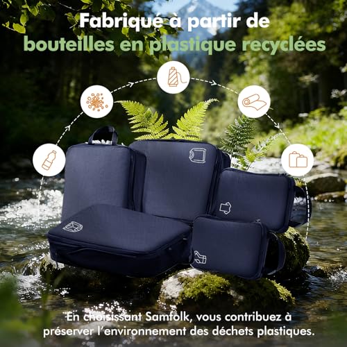 Thumbnail 4 de Samfolk organisateurs de valise en nylon