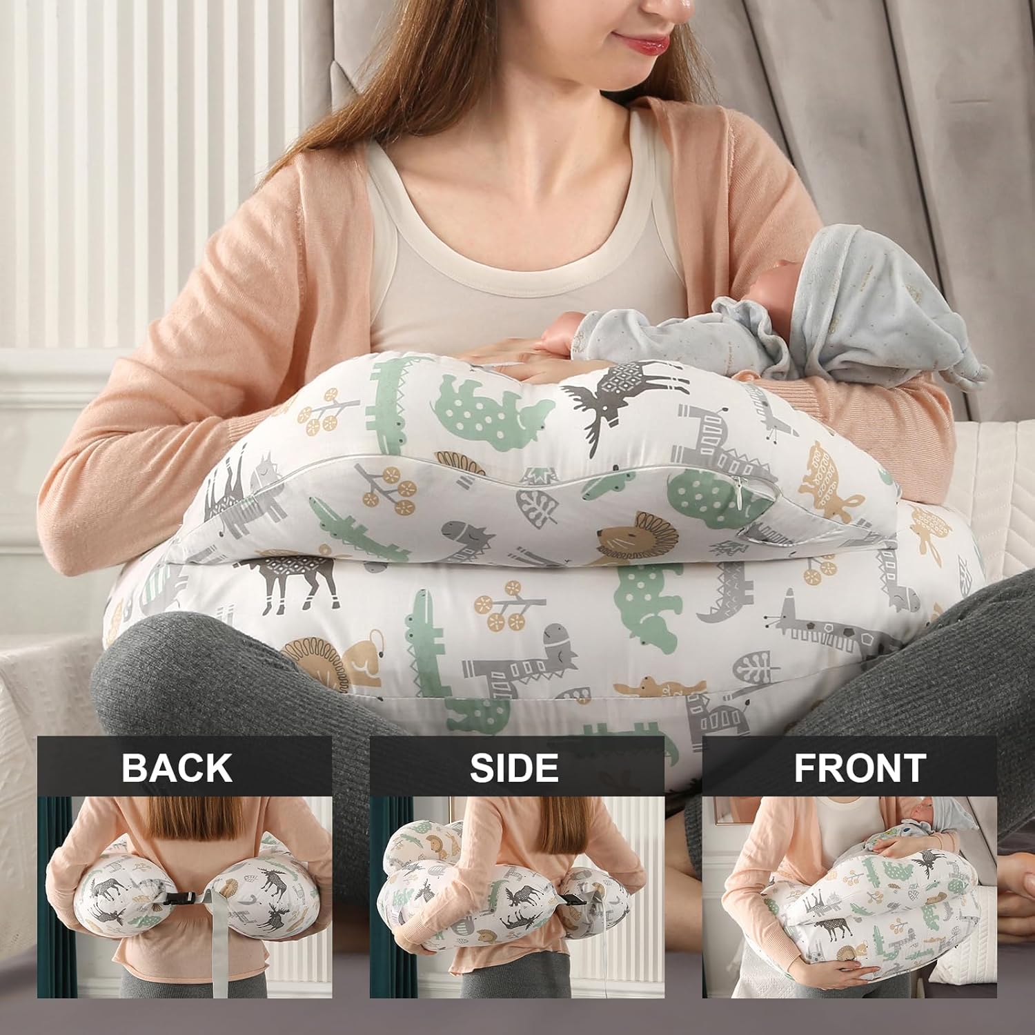 Thumbnail 3 de Topchances Pregnancy U-Shaped Nursing Pillow