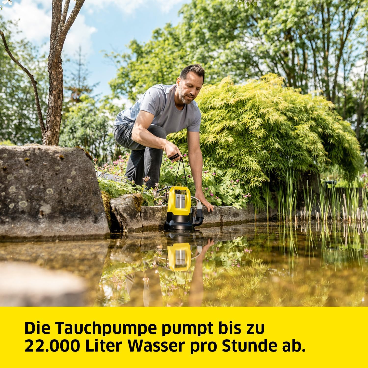 Detalle de Kärcher SP 22.000 Dirt Level Sensor Schmutzwasser-Tauchpumpe – bis 22.000 l/h