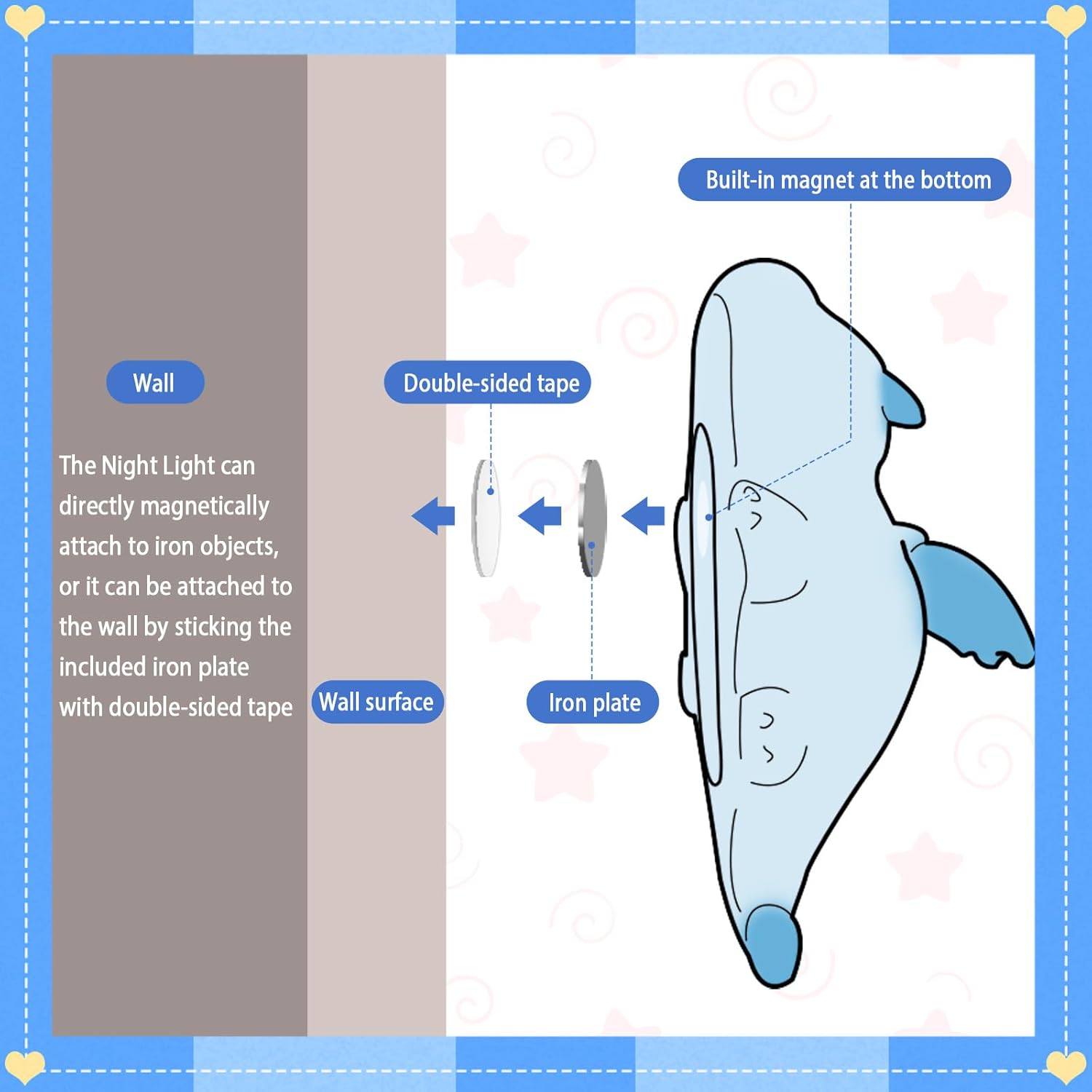 Thumbnail 3 de Drepint Nachtlicht Kinder – Dimmbare Drachen-Nachtlampe aus Silikon, wiederaufladbar, 7 Farben, 3 Helligkeiten, 30-min. Timer