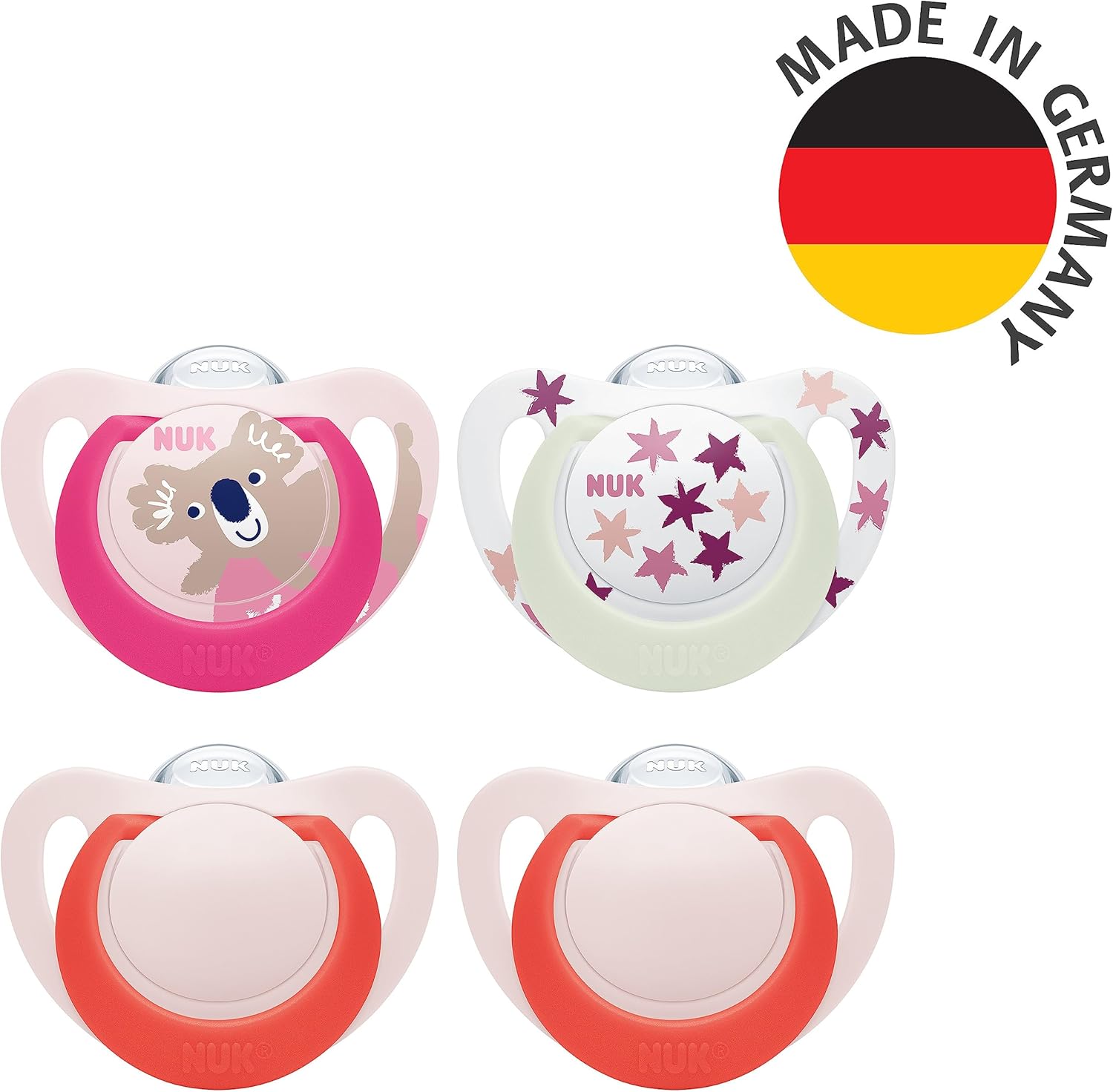 Thumbnail 6 de NUK Star Day & Night ciuccio 18-36 mesi – 4 pezzi Koala Glow-in-the-Dark, silicone senza BPA