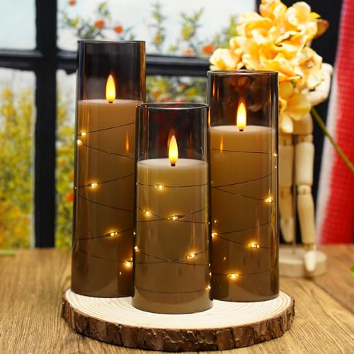 Detalle 2 de Nimiko Flameless LED Candles, 9 Pcs 🕯