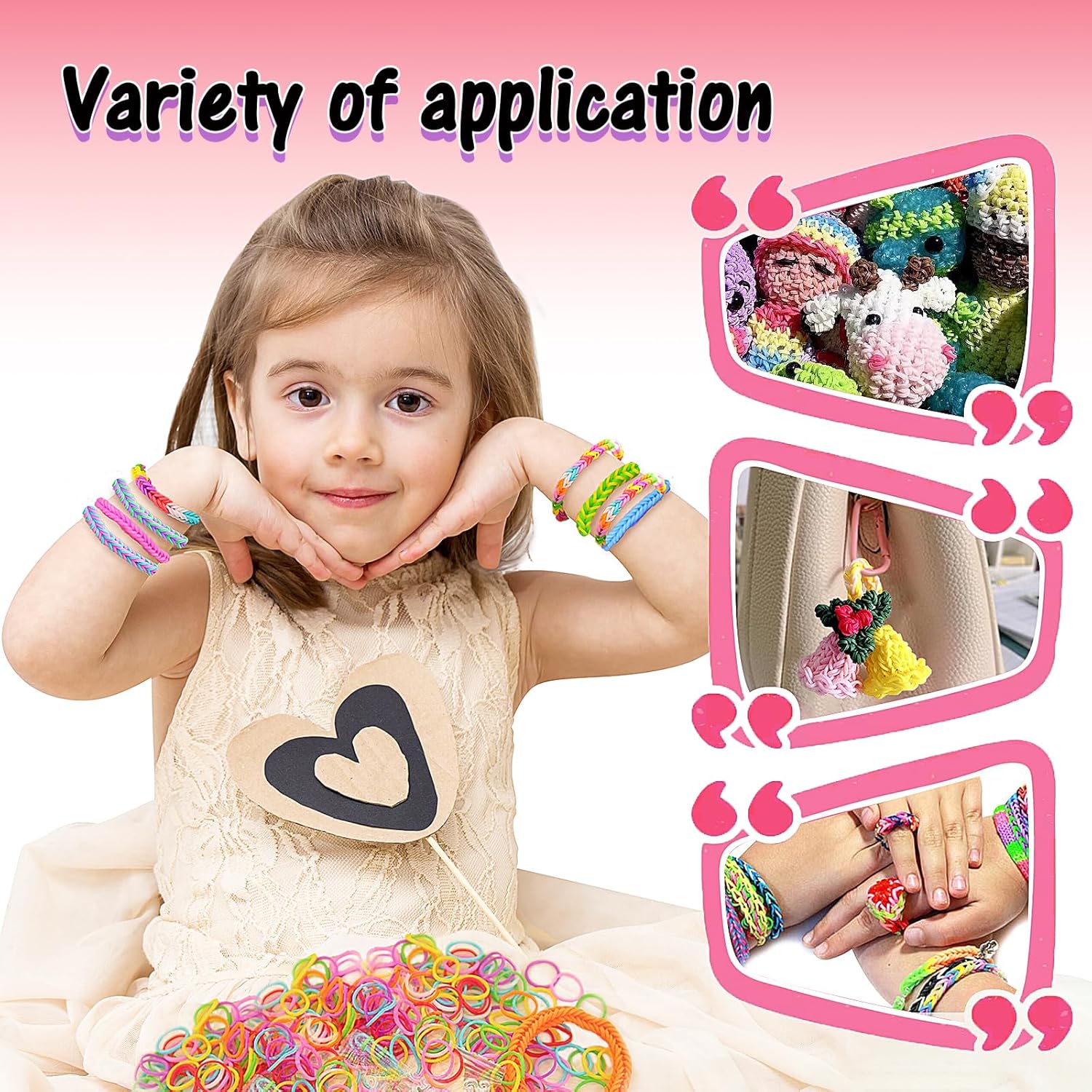 Thumbnail 4 de FunzBo Loom Bänder Set XXL Koffer 15.000+ Gummis 🧶