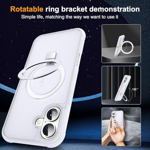 Detalle 2 de SKYLMW iPhone 17 magnetic ring case 6.3"
