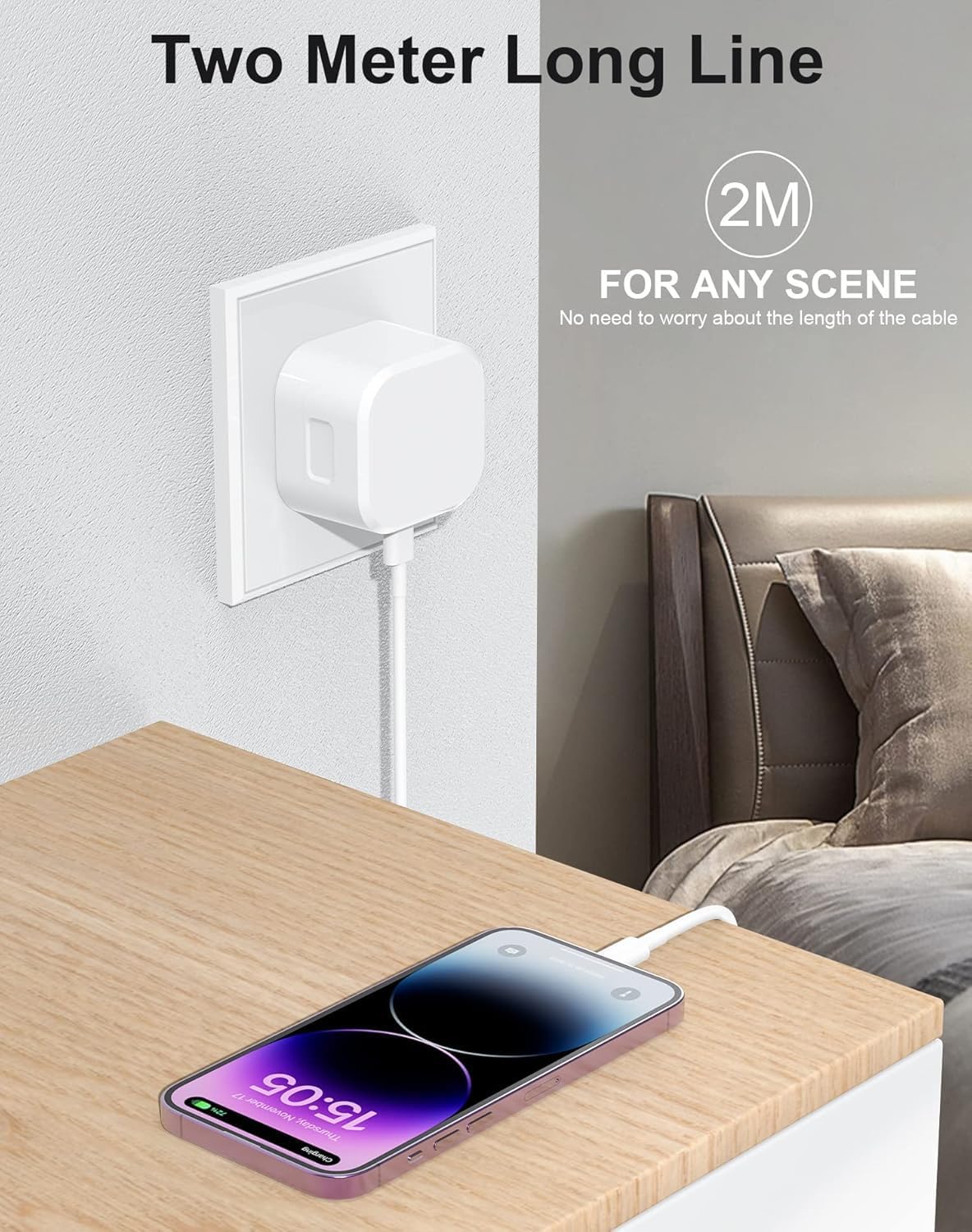 Thumbnail 6 de Apple 30W iPhone fast charger with 2m cable