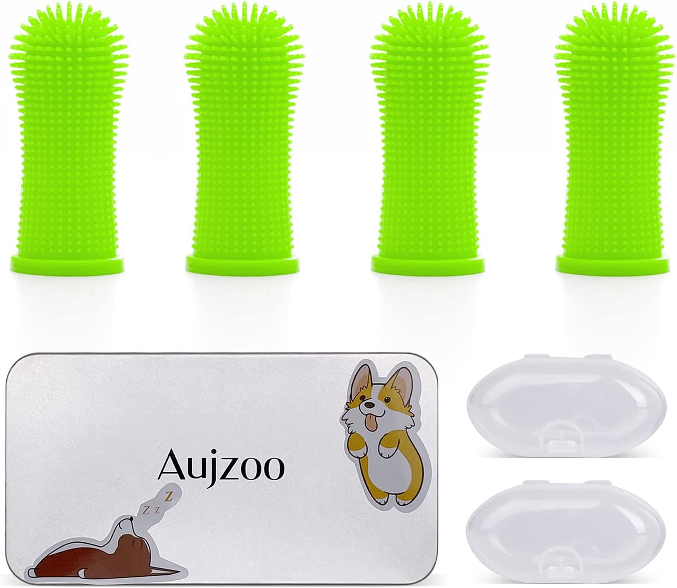 Thumbnail 6 de Aujzoo Hundezahnbürste 4er Set