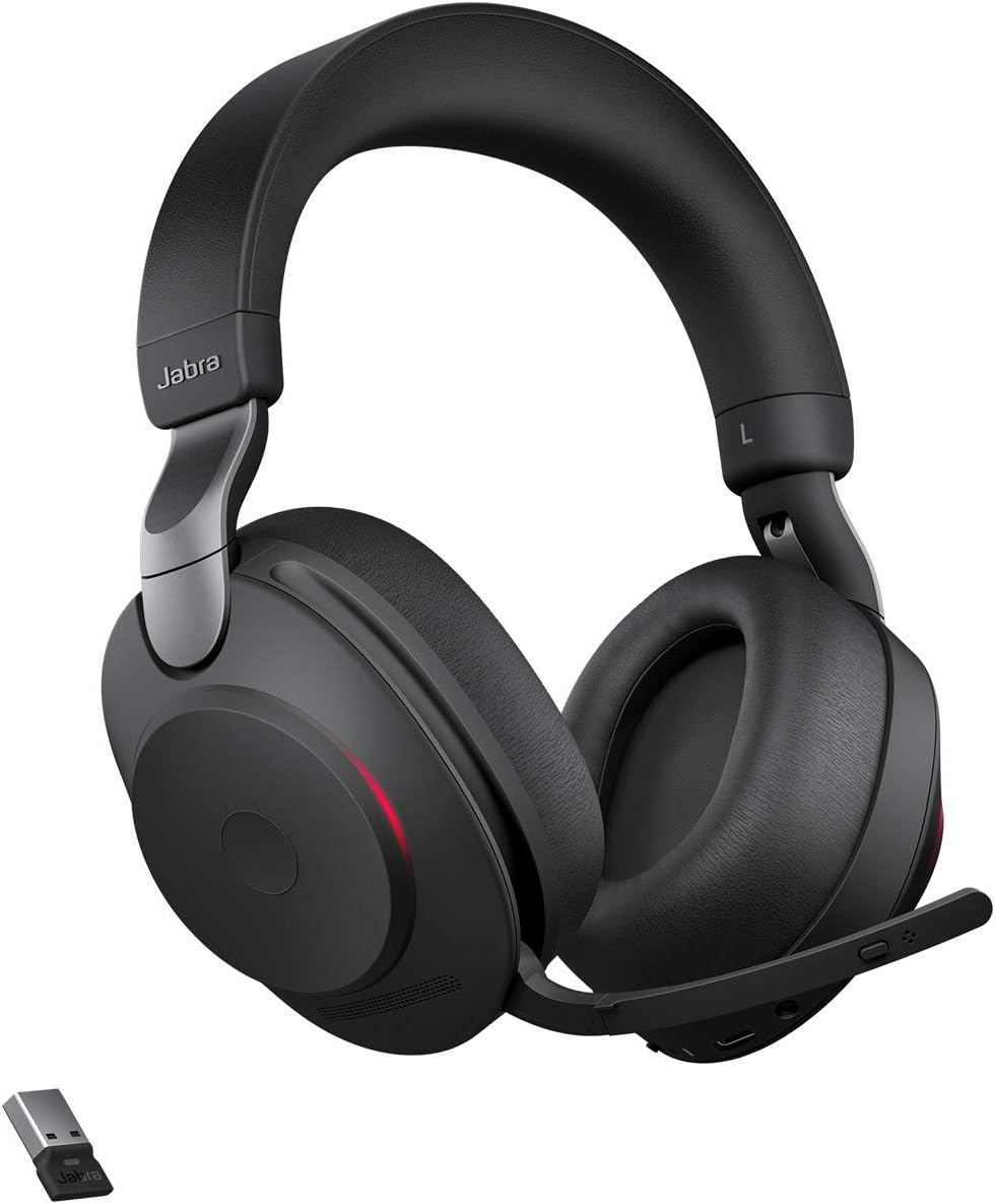 Thumbnail 6 de Jabra Evolve2 85 Wireless PC Headset with Charging Stand – UC Certified Noise Cancelling Stereo Headphones