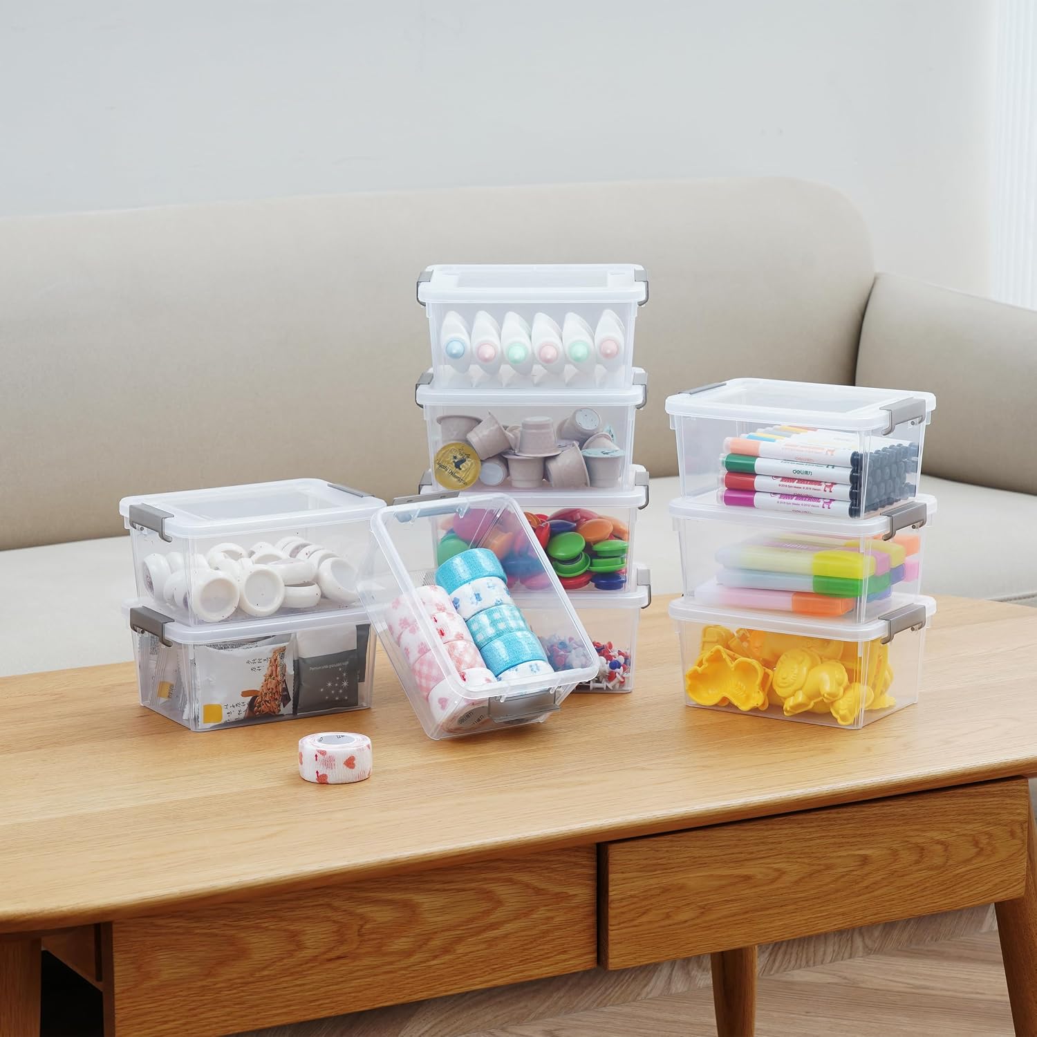 Detalle de Citylife 10 Pack Storage Boxes 1.25L