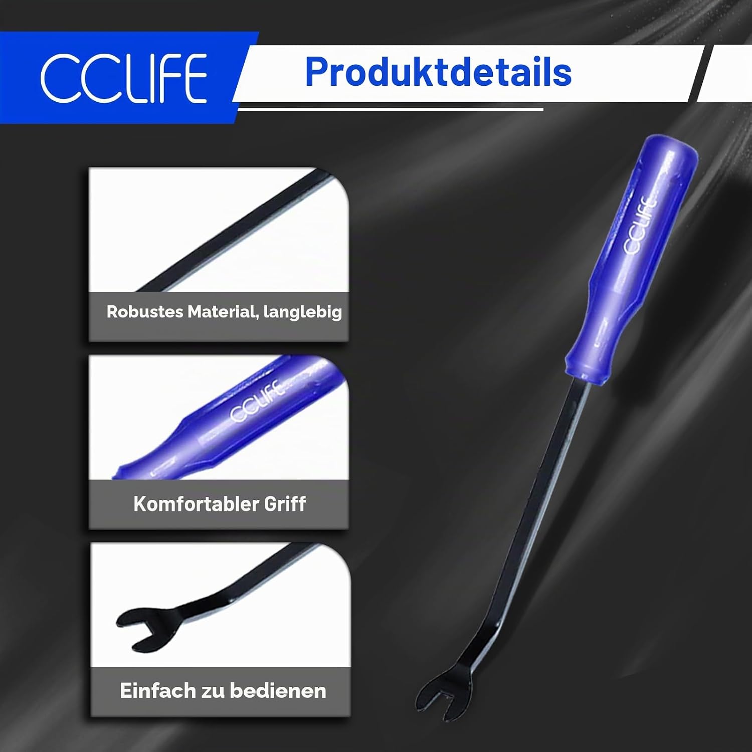 Thumbnail 2 de CCLIFE 12-tlg. Auto Demontage-Werkzeug-Set für Innenverkleidung & Zierleistenkeile