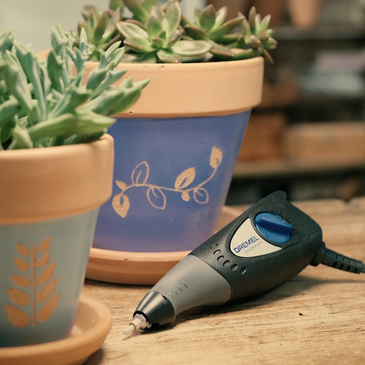 Thumbnail 1 de Dremel 290 Engraver compact engraving pen with carbide tip and stencil