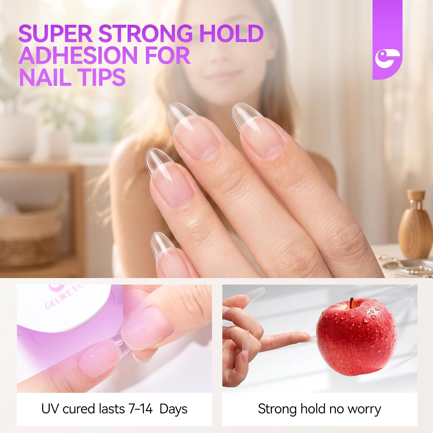 Thumbnail 2 de Gelike Press-On Nail Glue, 6-in-1