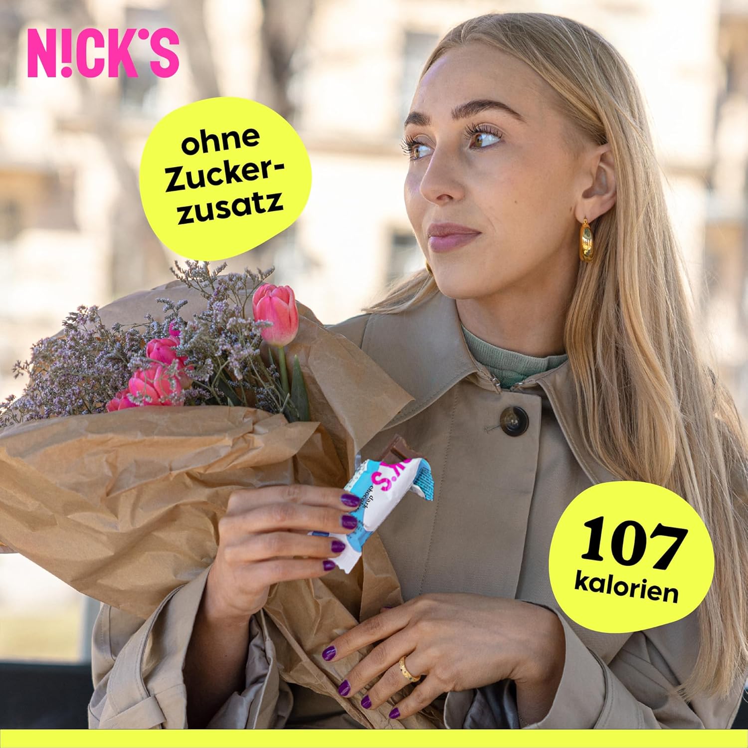Detalle de NICKS Keto Riegel 107 kcal 🍫