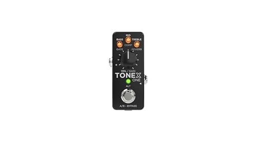 Detalle de IK Multimedia Tone X One pedal: versatilità AI Tone Modeled per chitarra ed effetti in pedaliera