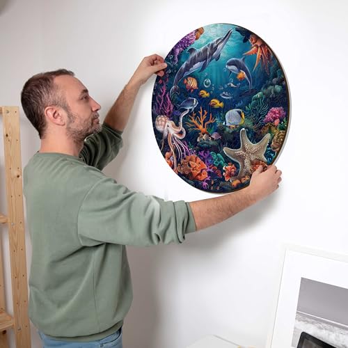 Detalle 2 de Iconic Puzzles Animaux Marins 600 pièces