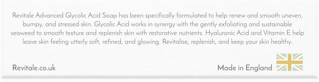 Thumbnail 6 de Revitale Savon Avancé à l’Acide Glycolique – barre adoucissante à l’acide glycolique, algues et acide hyaluronique