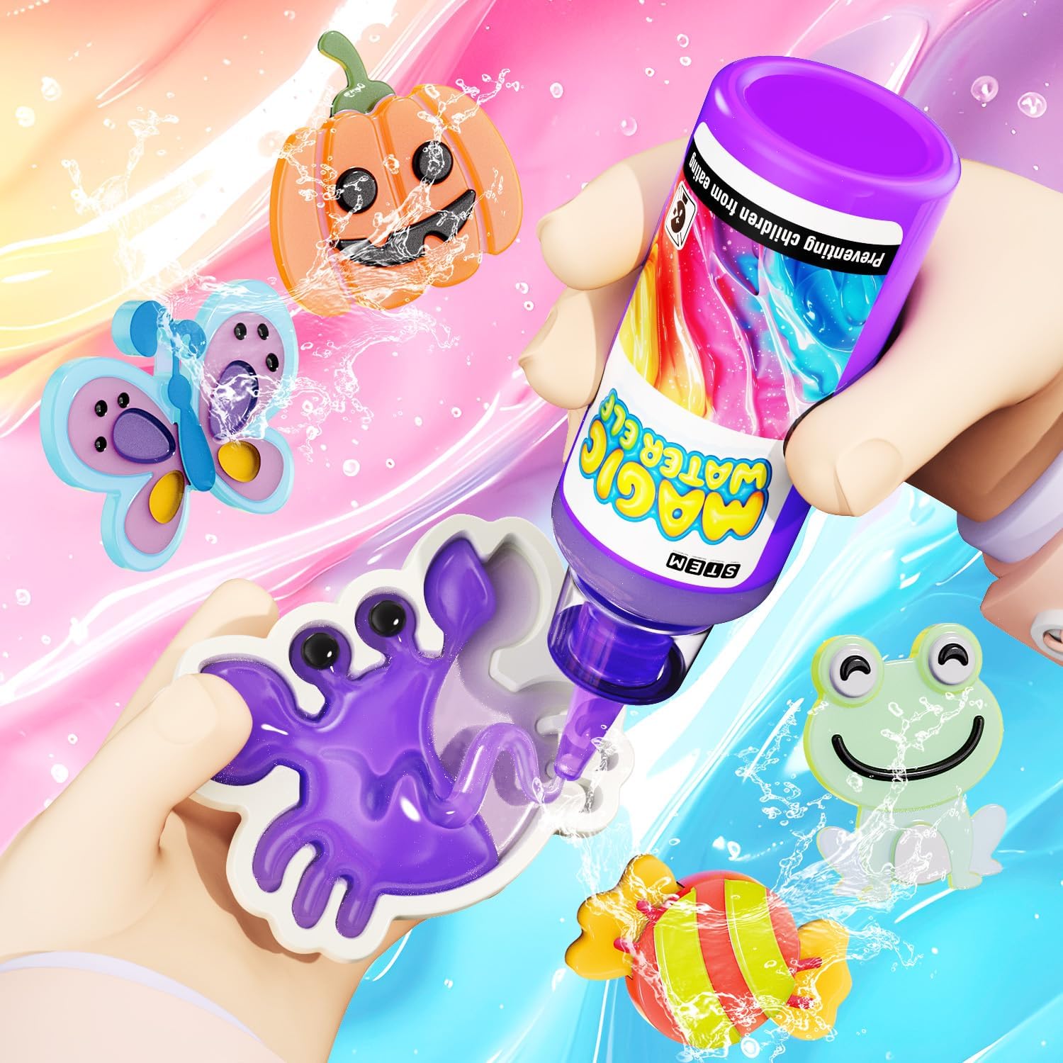 Thumbnail 1 de Magic Water Toy Elf Kit: Aqua Fairy Water Gel Craft for Kids