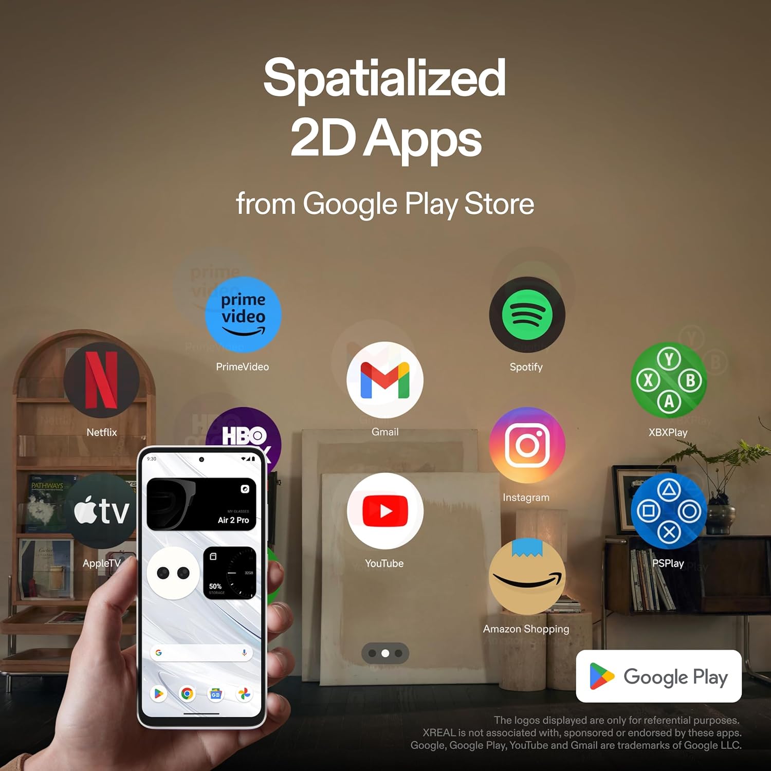 Detalle de XREAL Beam Pro: AR glasses companion for spatial computing