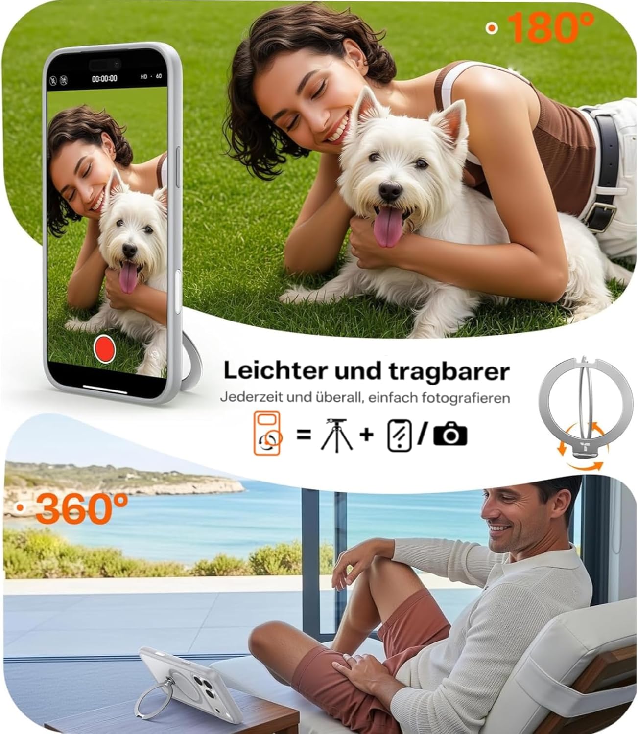 Thumbnail 1 de TORRAS Ostand Q3 Spin für iPhone 17 Pro Hülle