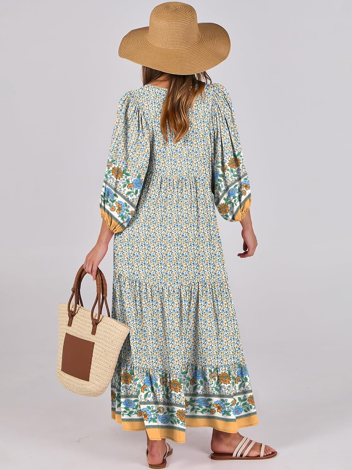 Thumbnail 4 de ANRABESS 2026 Boho Maxi Dress S–XXL 🌺