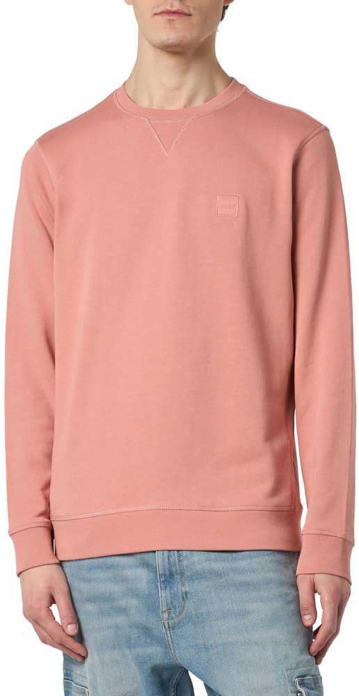 Thumbnail 5 de BOSS Hommes Westart Sweat Relaxed Fit en coton avec patch logo