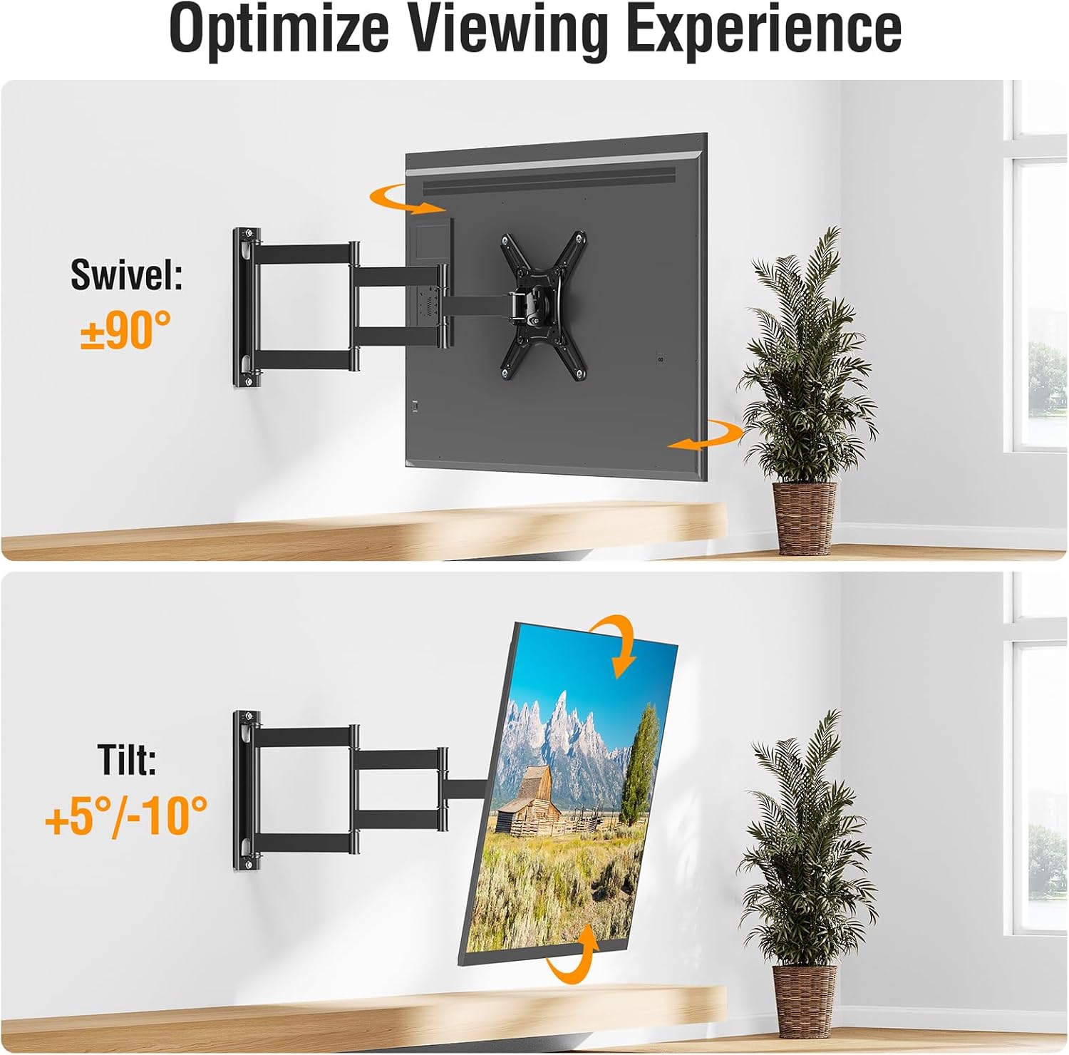 Detalle 1 de ELIVED TV Wall Mount, 21.7-Inch Arm