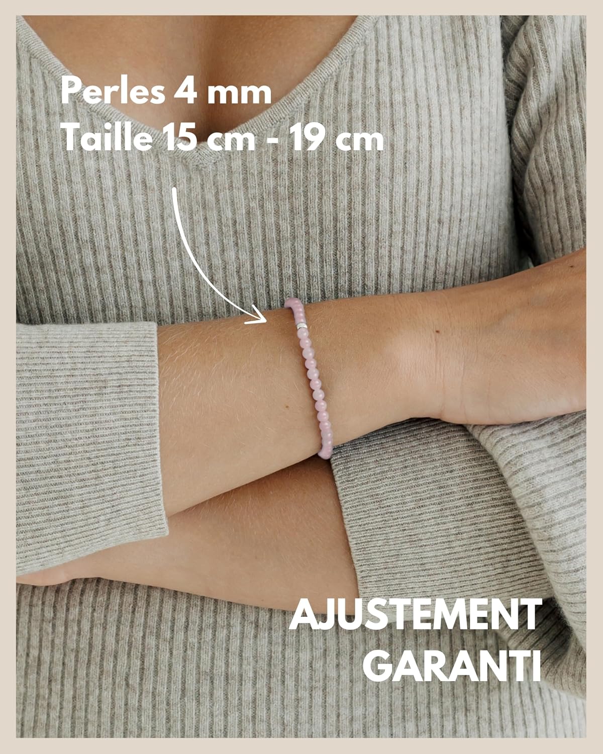 Detalle 1 de GD GOOD.designs Bracelet perles 4 mm