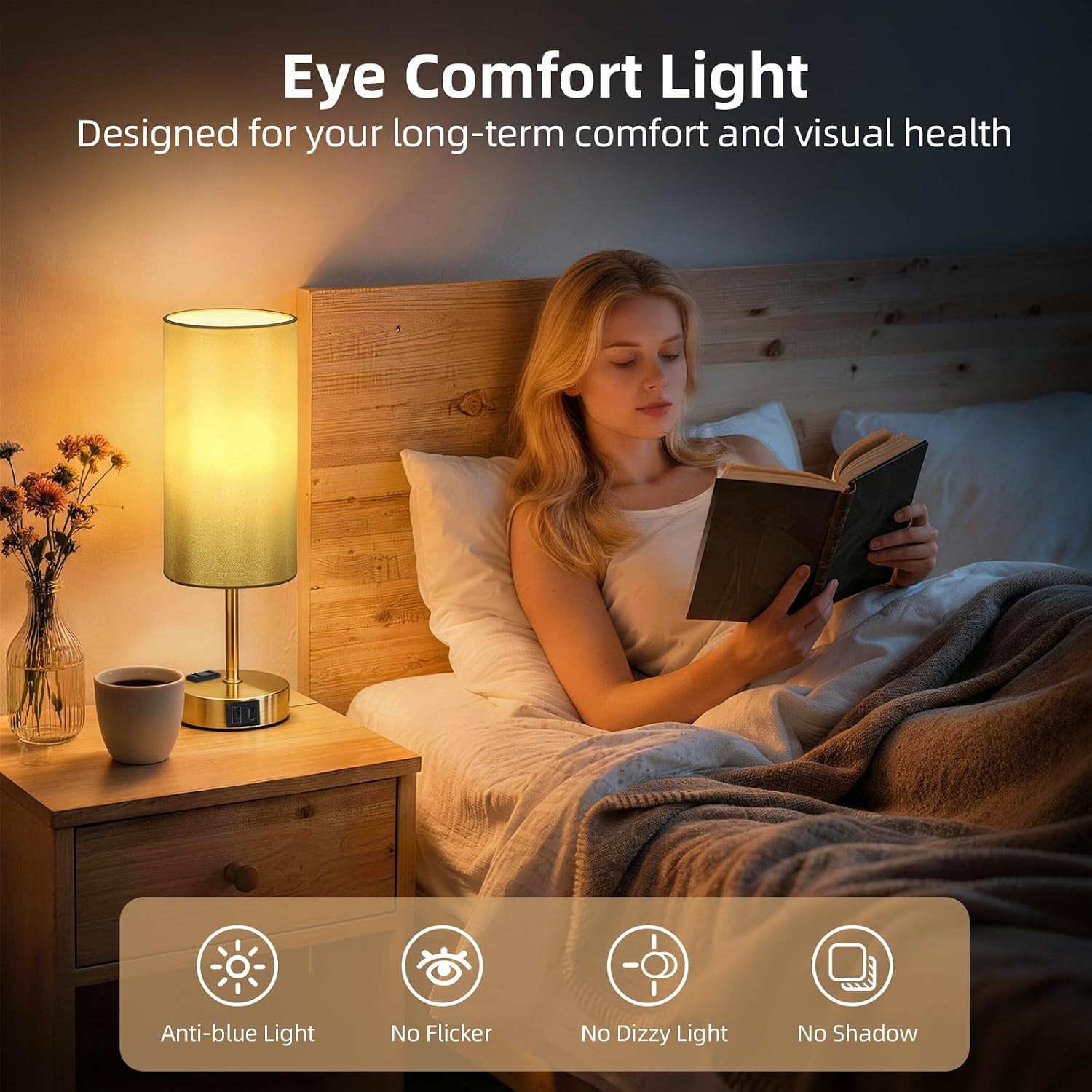 Thumbnail 5 de Fitfull Bedside Table Lamp