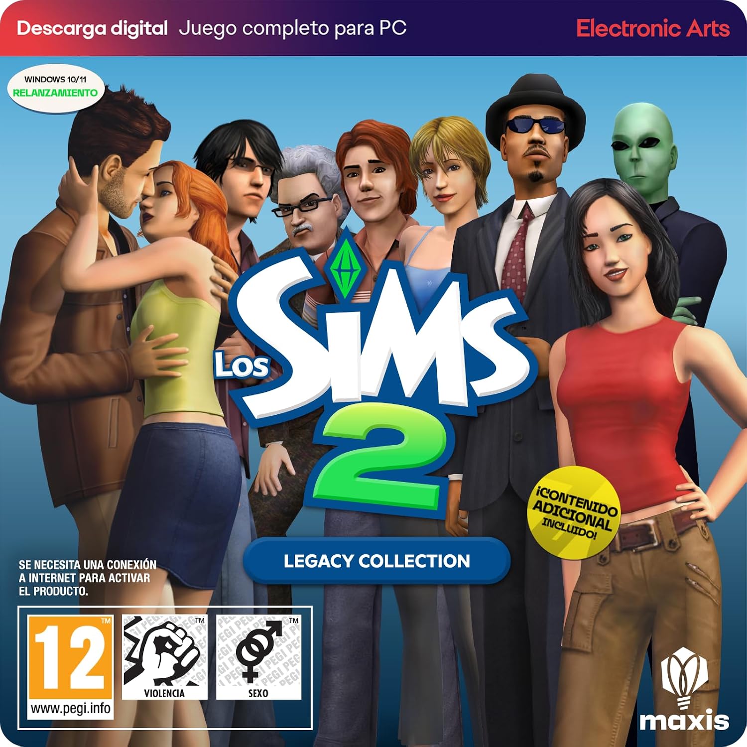 Detalle de Los Sims 2 Colección Legado PCWin 25 GB