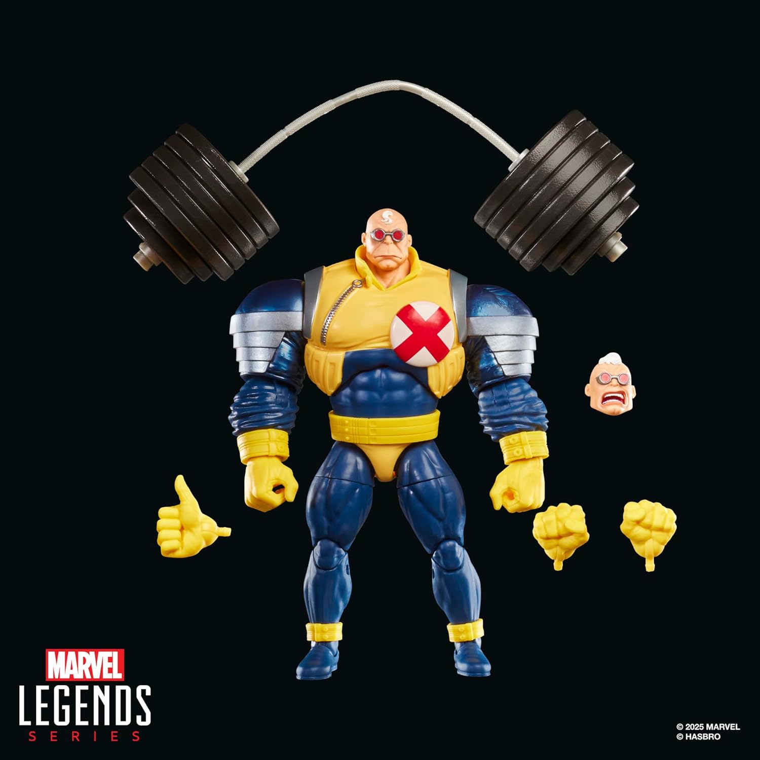 Detalle de Hasbro Marvel Legends Series Strong Guy – Action figure 15 cm ispirata ai fumetti X-Factor/X-Men
