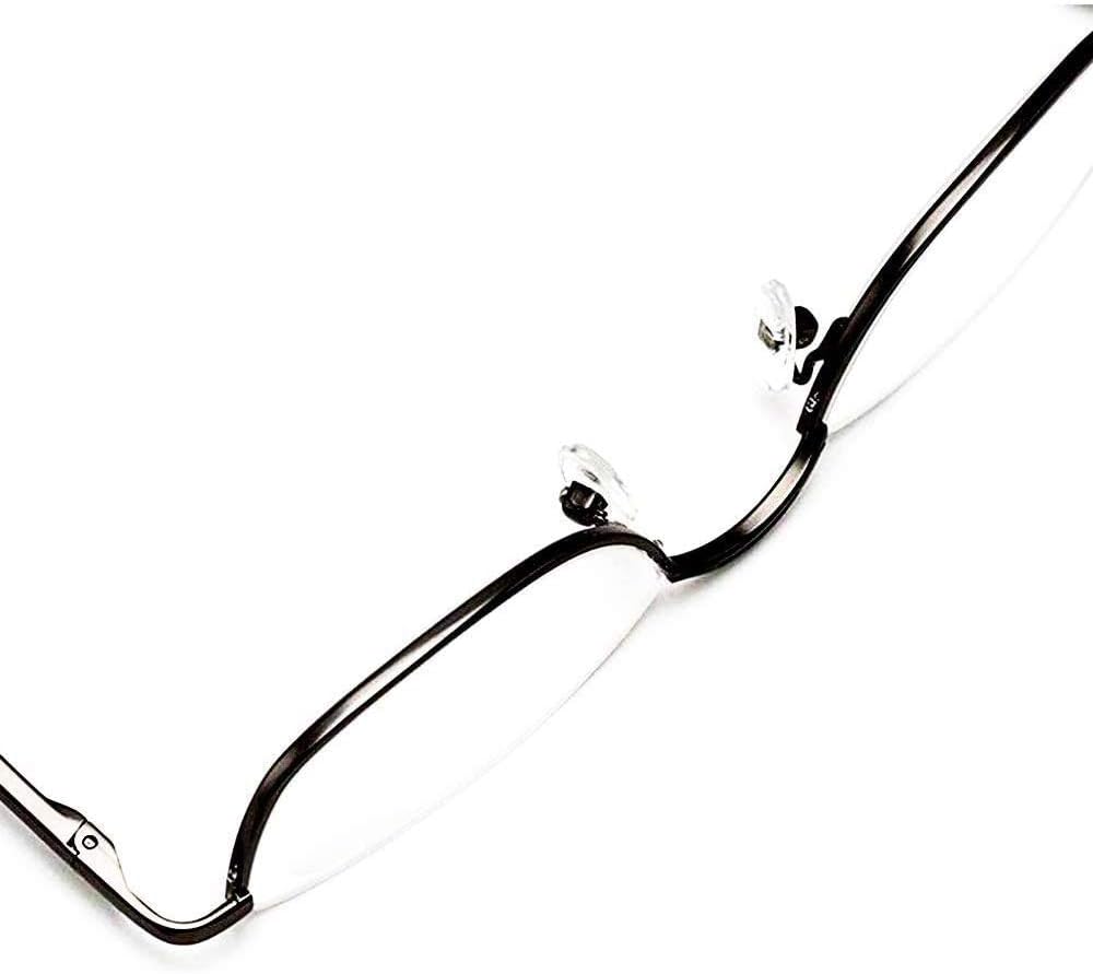 Detalle 2 de KoKoBin Half Frame Reading Glasses with Spring Hinges – Slim Metal Half Moon Readers