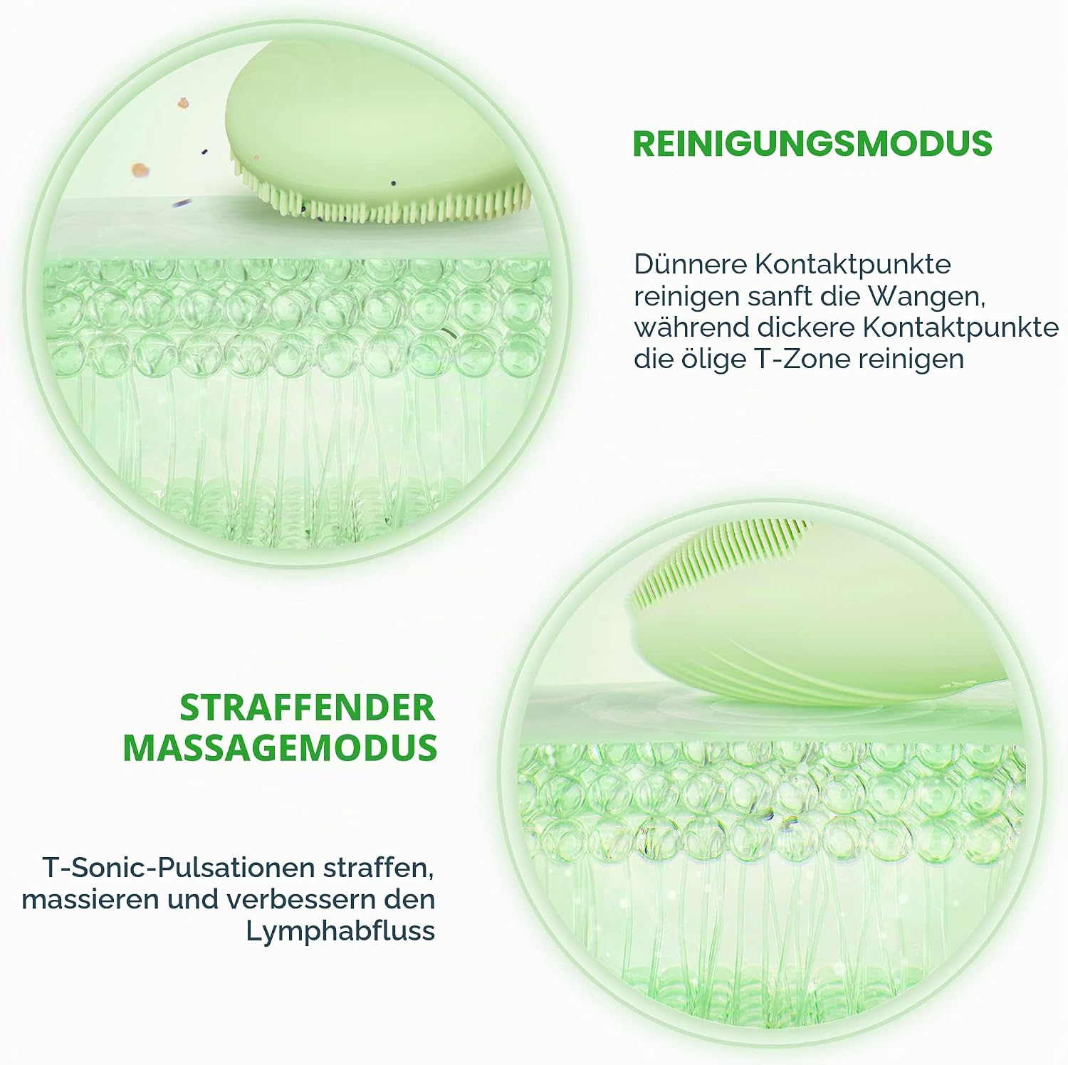 Detalle 2 de FOREO LUNA 4 go Gesichtsreinigungsbürste Pistachio