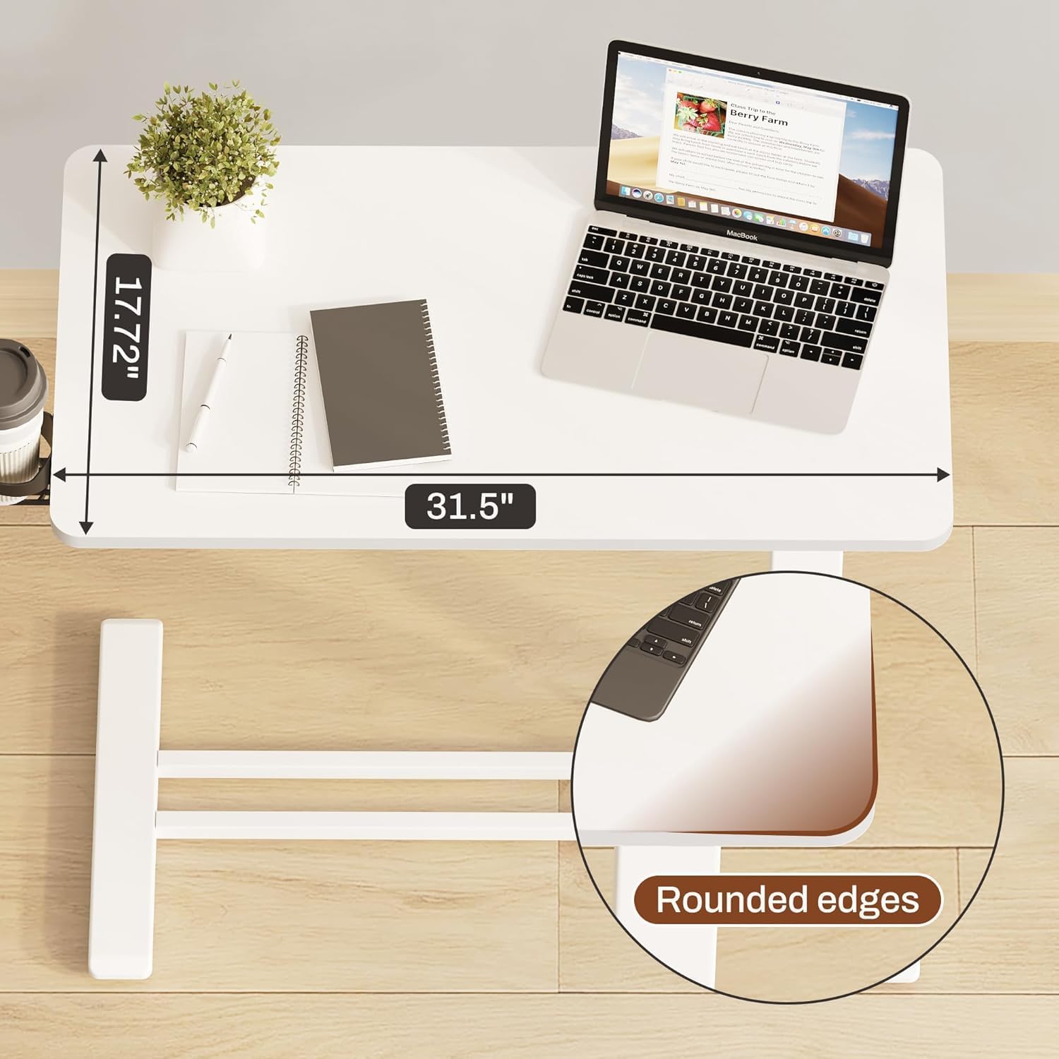 Detalle 2 de FLEXISPOT Mobile Standing Desk 27.6-inch
