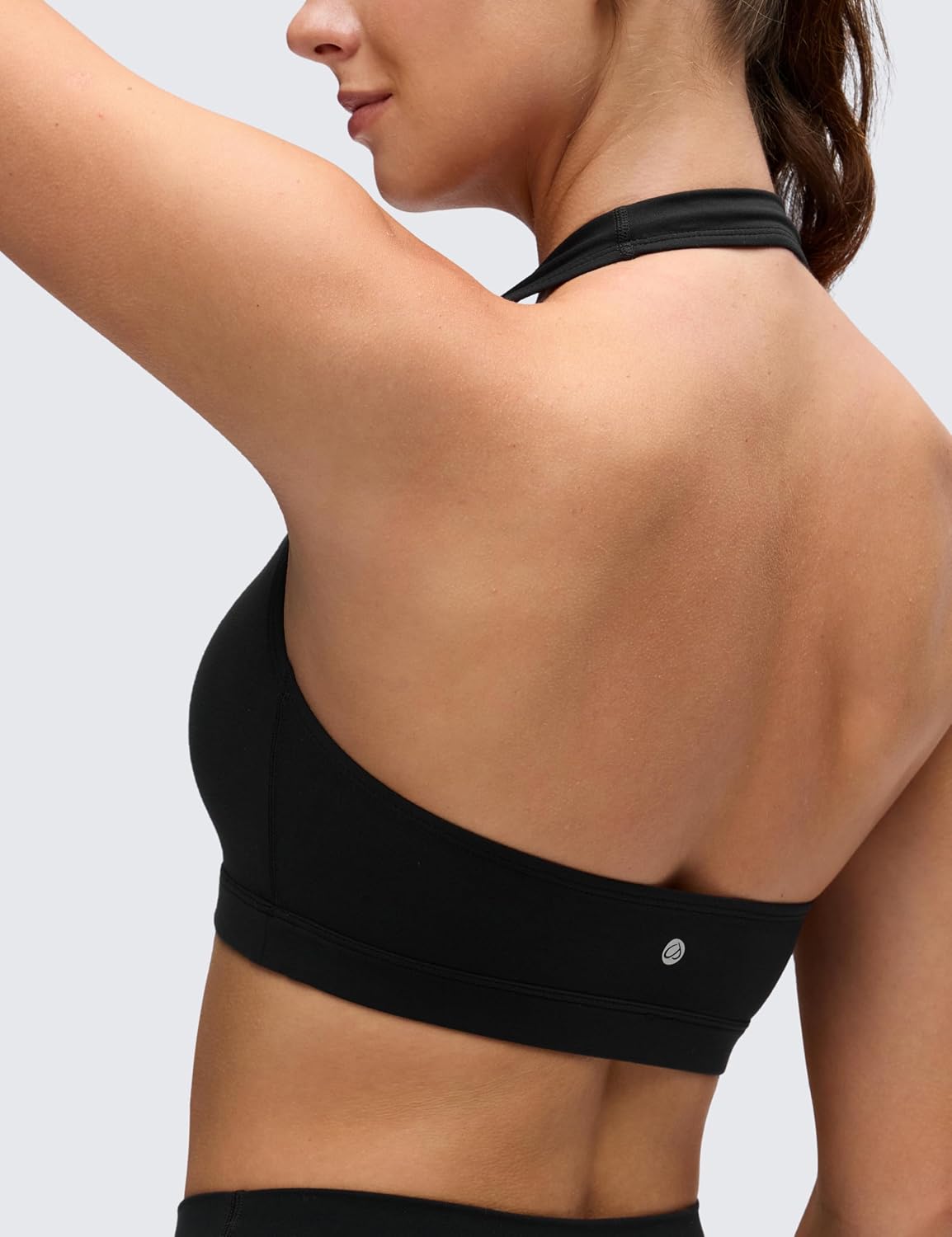 Detalle 2 de CRZ YOGA Donna Butterluxe Halter Sport Reggiseni Imbottiti Aperti Schiena – Top da yoga corto