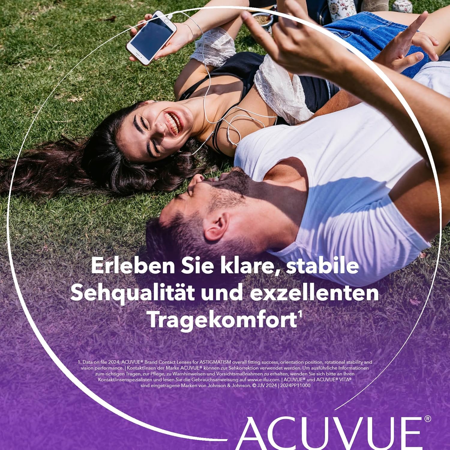 Thumbnail 4 de ACUVUE Vita for Astigmatism Monatslinsen – 6er-Pack, BC 8,6 | DIA 14,5 | CYL -2,25 | Achse 80 | Dioptrien -0,25