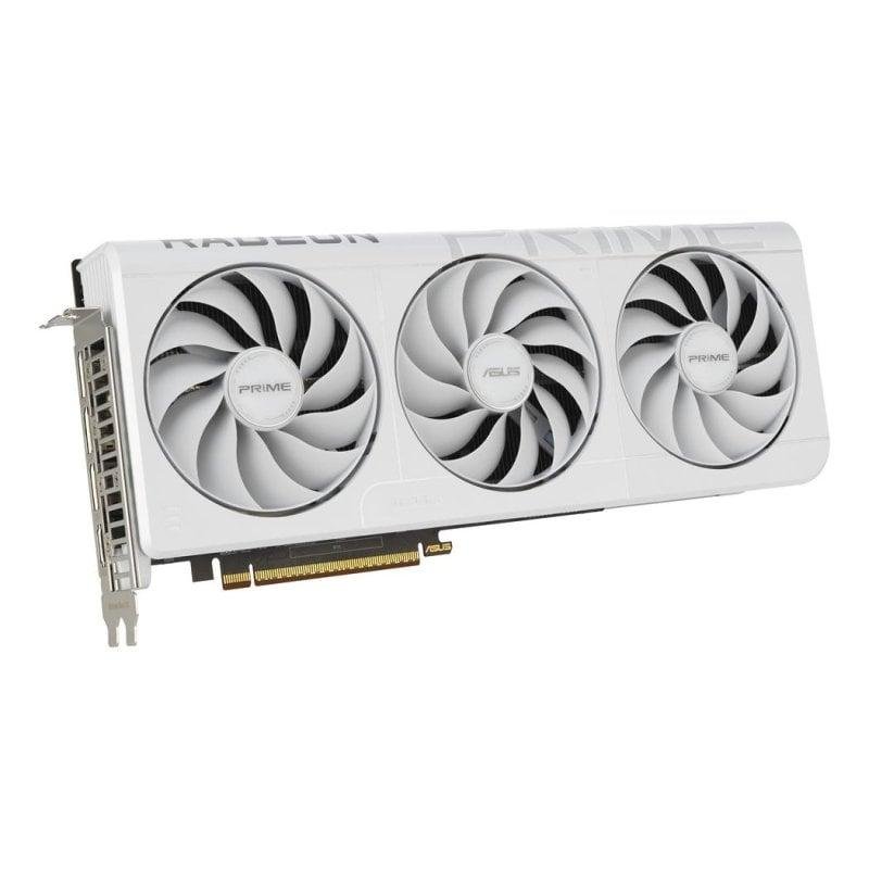 Detalle de Tarjeta Gráfica Asus Radeon RX 9070 XT PRIME WHITE 16GB GDDR6 PCIe 5.0