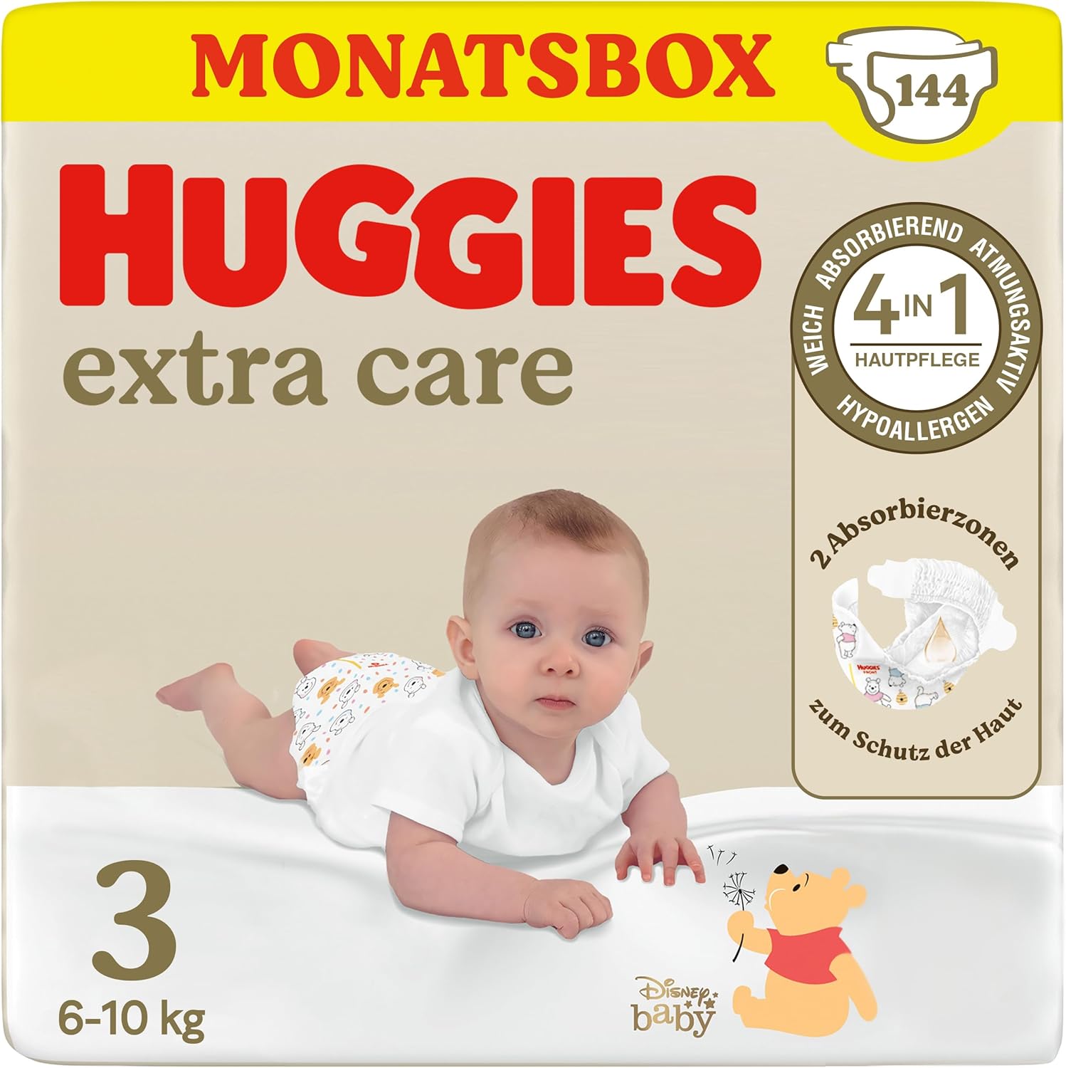 Detalle de Huggies Babywindeln Extra Care Größe 3
