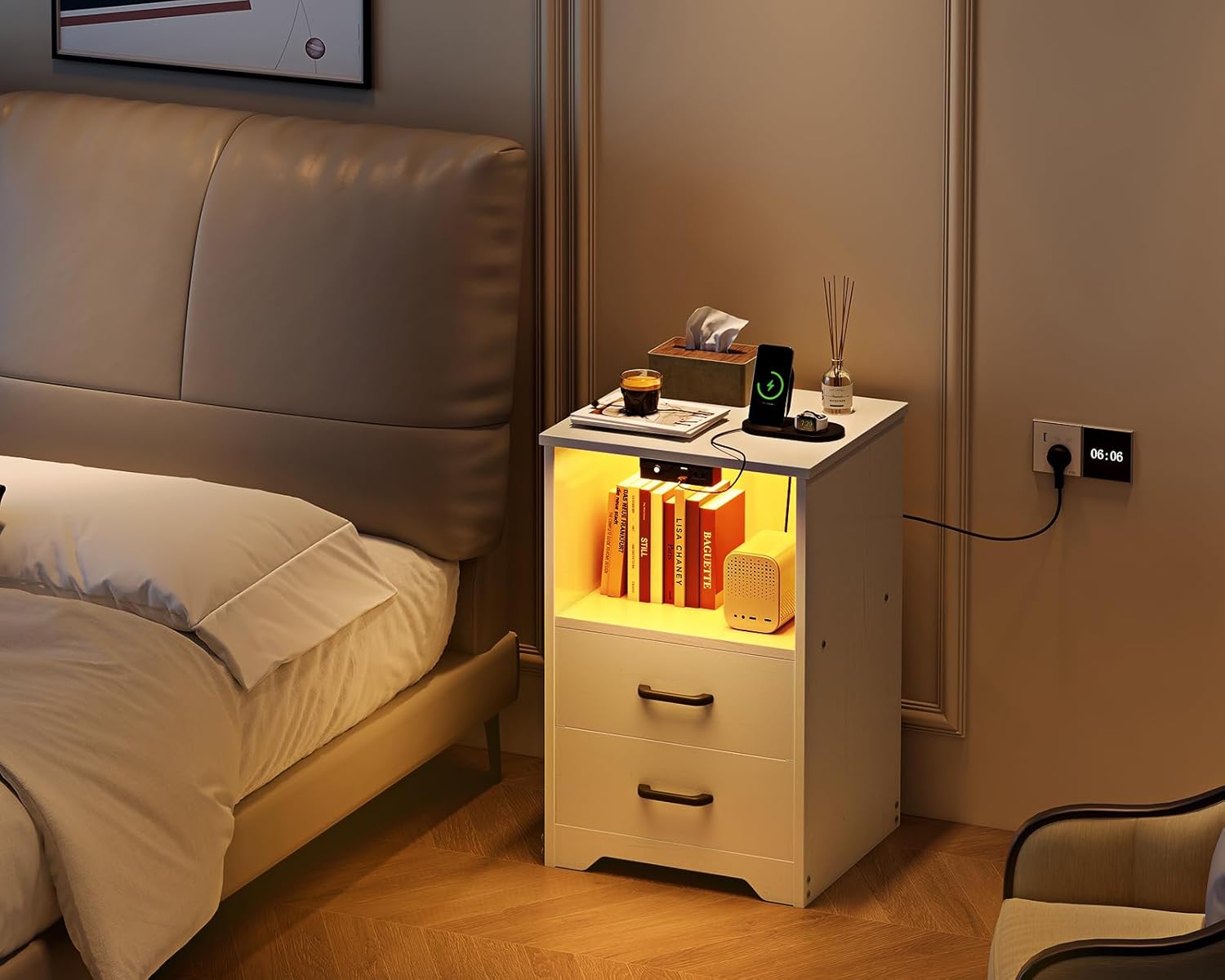 Thumbnail 1 de Coleshome Comodino Camera da Letto: comodo, moderno e funzionale
