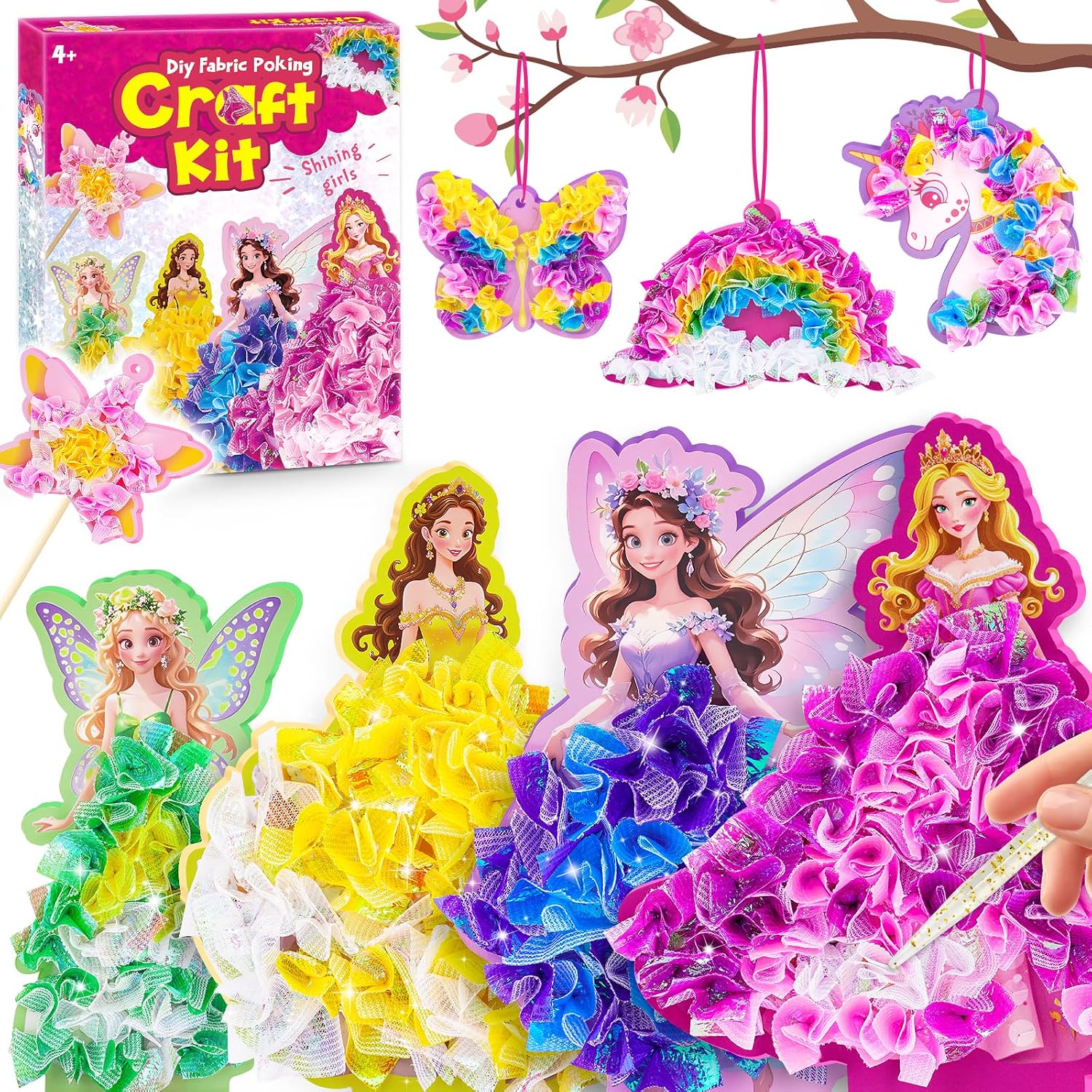 Detalle de Prinzessin Bastelset Kinder 800+ Teile