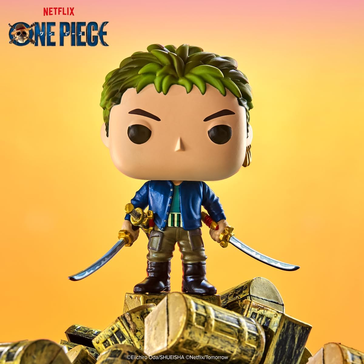 Detalle 2 de Funko POP! TV: One Piece Zoro Vinyl Figure, Multicolour Collectible