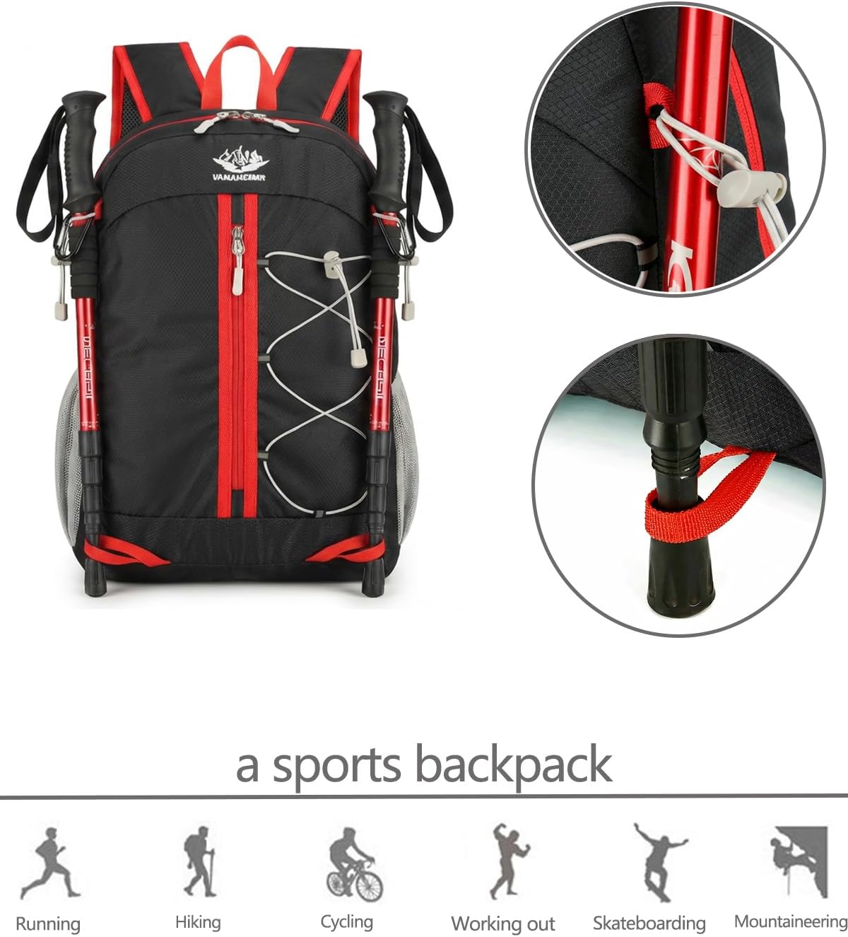 Thumbnail 3 de szyanlai 30L Hiking Backpack lightweight