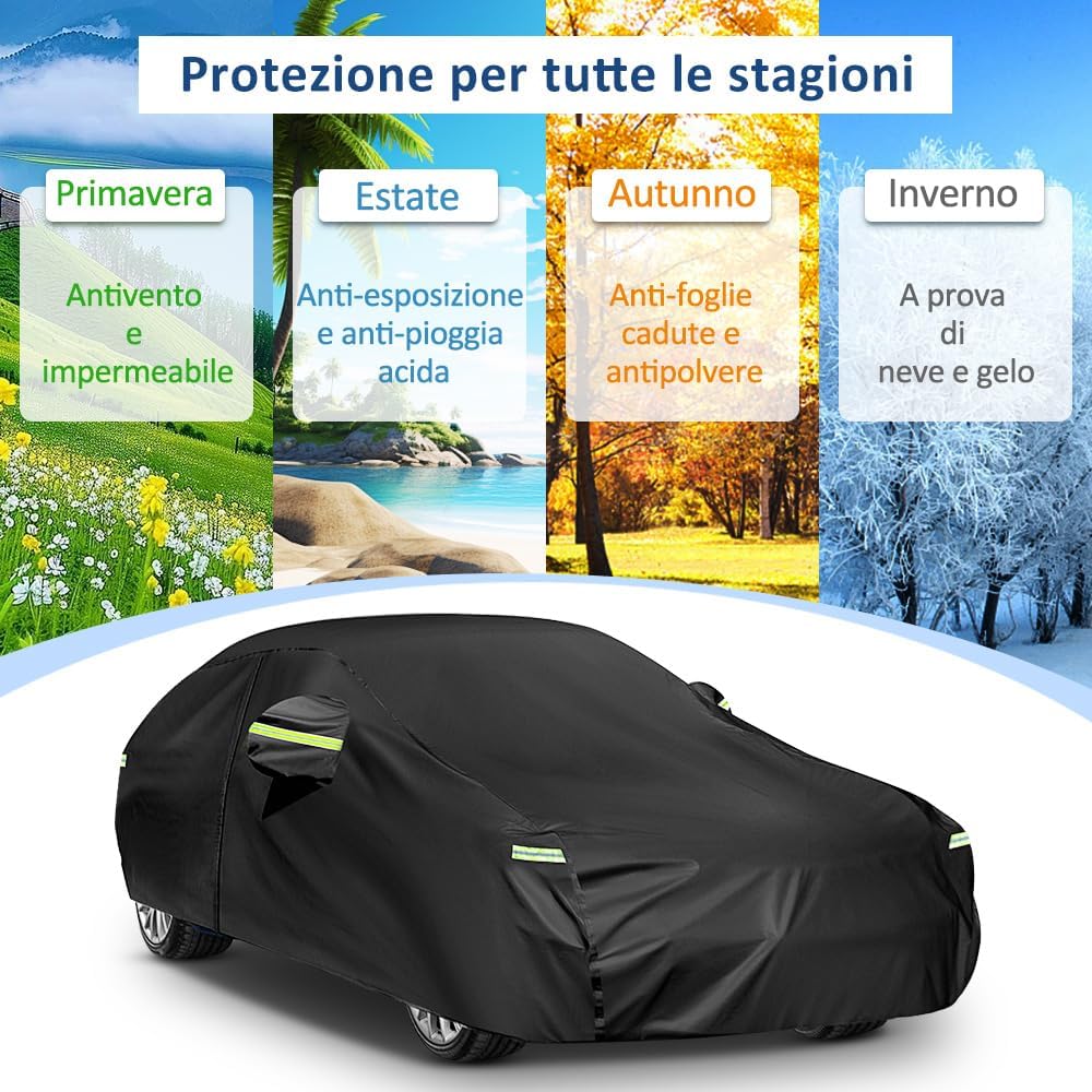 Thumbnail 2 de Sailnovo Telo Copriauto impermeabile 490–530 cm: protezione completa per la tua auto