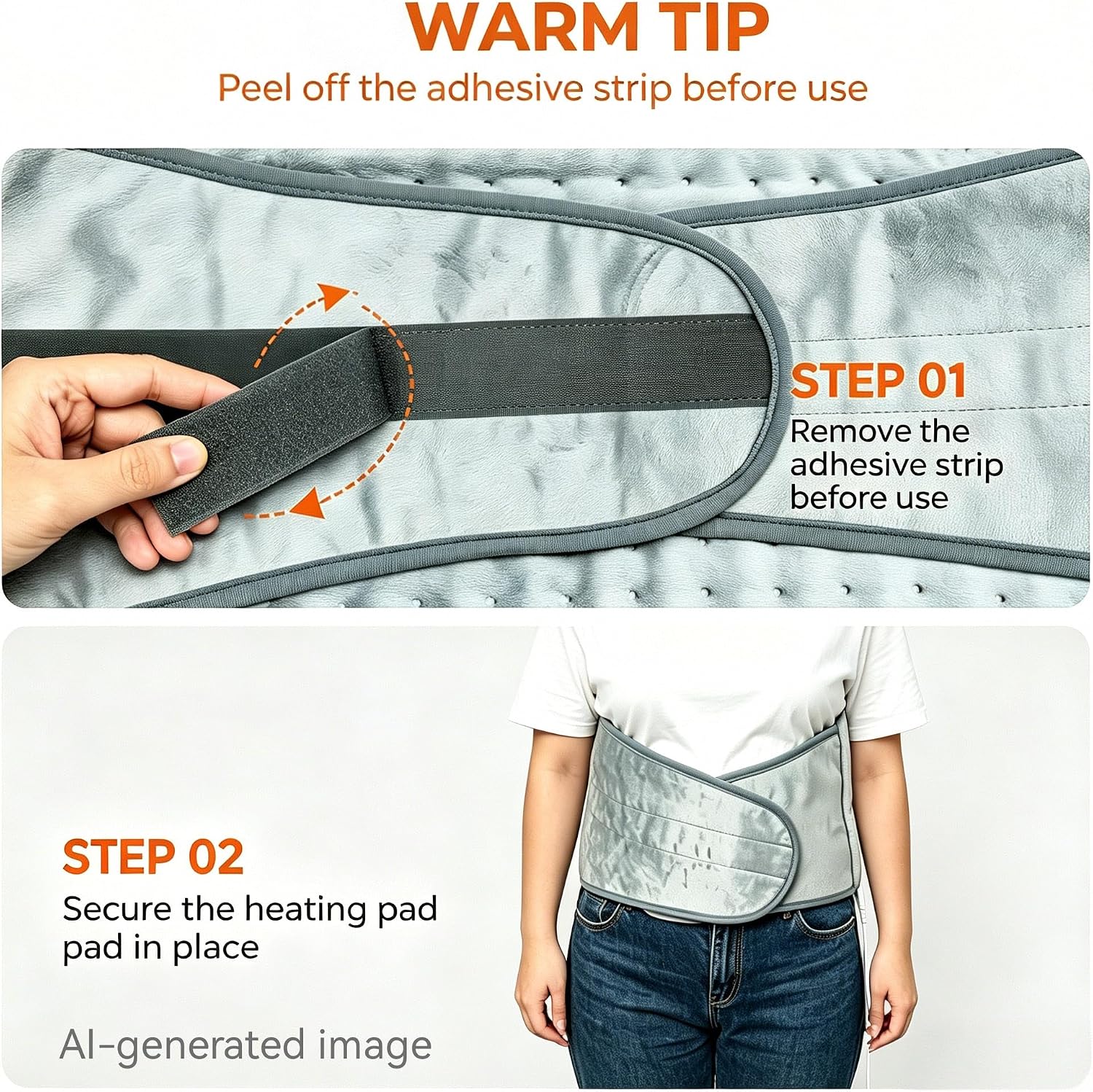 Thumbnail 6 de IGXHAVIZ Heating Pad with Adjustable Belt