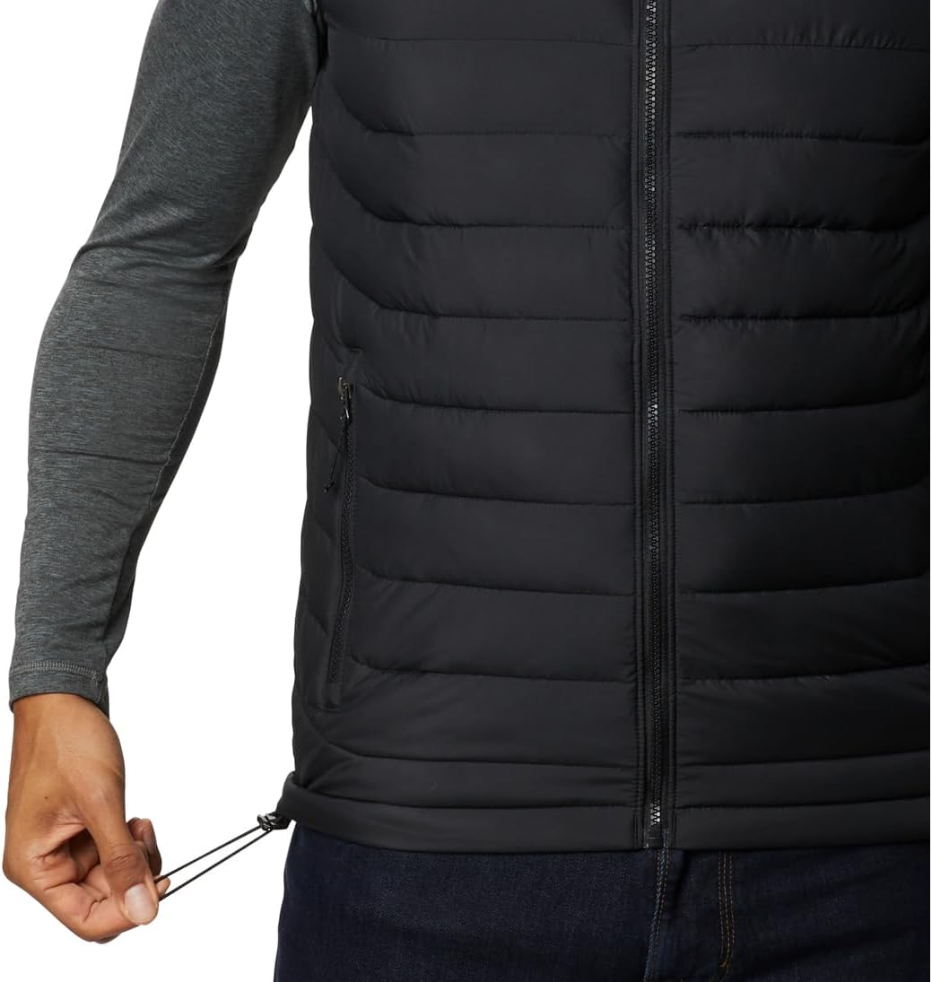 Thumbnail 6 de Columbia Powder Lite II sans manches homme noire – gilet matelassé à réflexion thermique