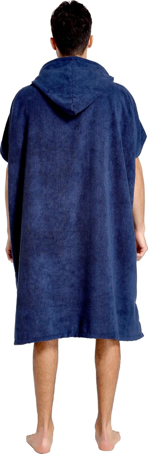 Thumbnail 3 de Poncho Robe Cressi Blue Navy L/XL 92x118 cm – Peignoir polyvalent pour activités nautiques