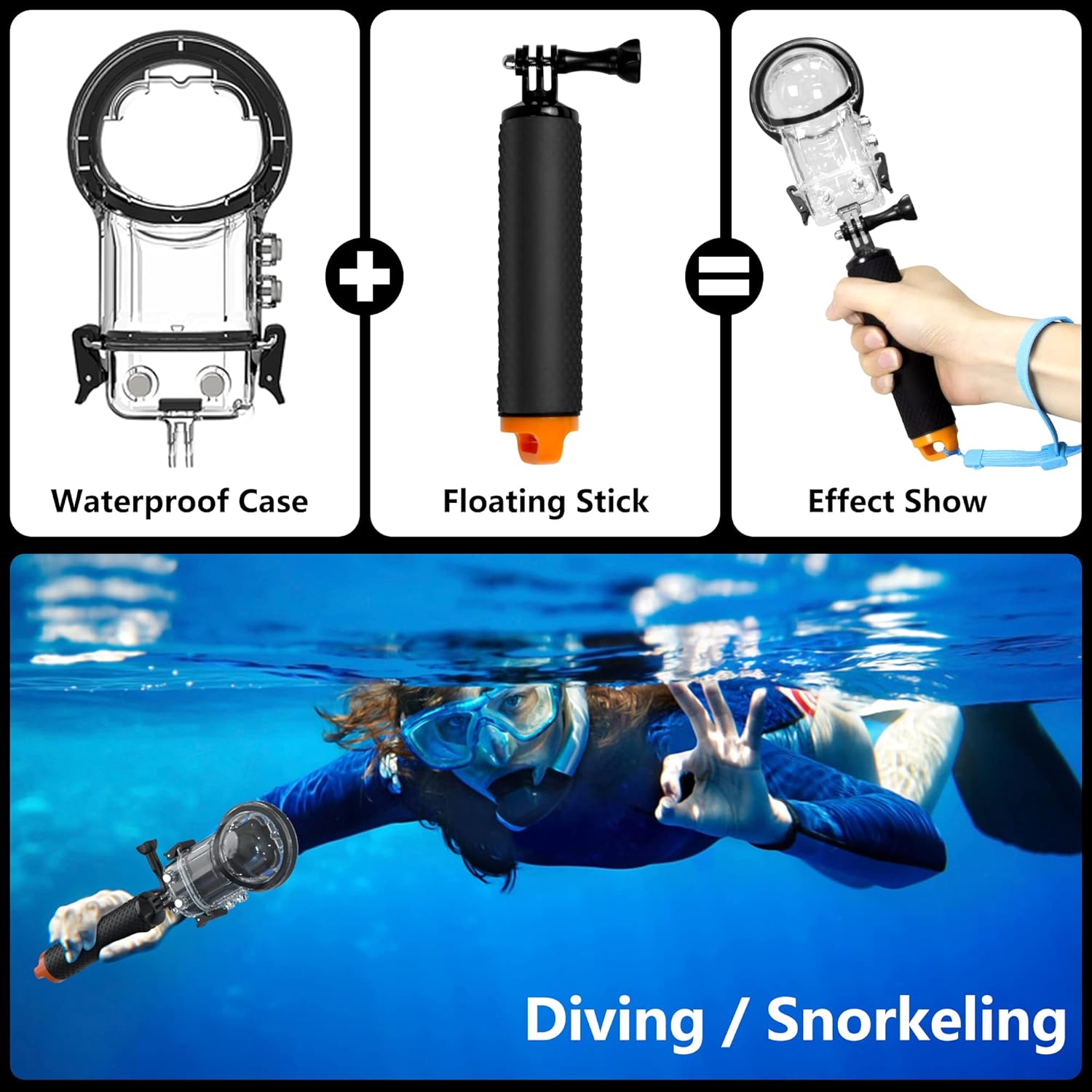 Thumbnail 1 de Insta360 X3 Waterproof Housing Kit 50m 🤿