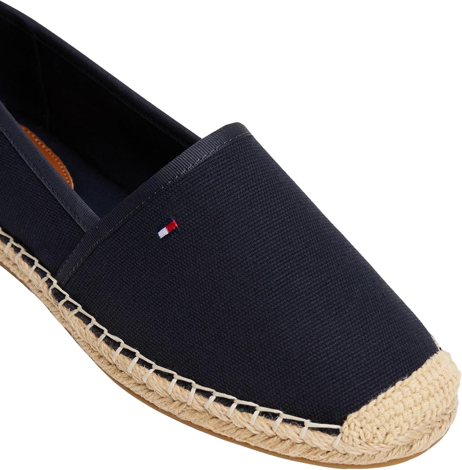 Detalle de Tommy Hilfiger Women’s Flag Canvas Espadrilles with Logo